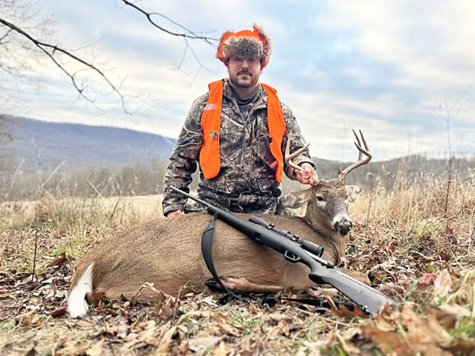 Oh deer: Son bucks dad’s indoor bent